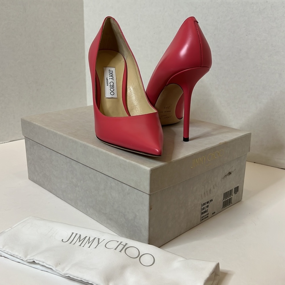 Jimmy Choo Love 100mm in Bubble (39.5)